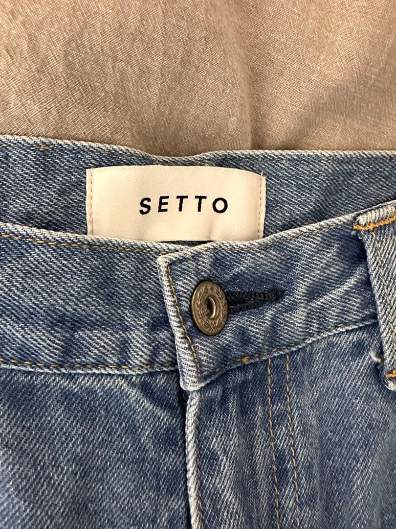 SETTO パネルジーンズ