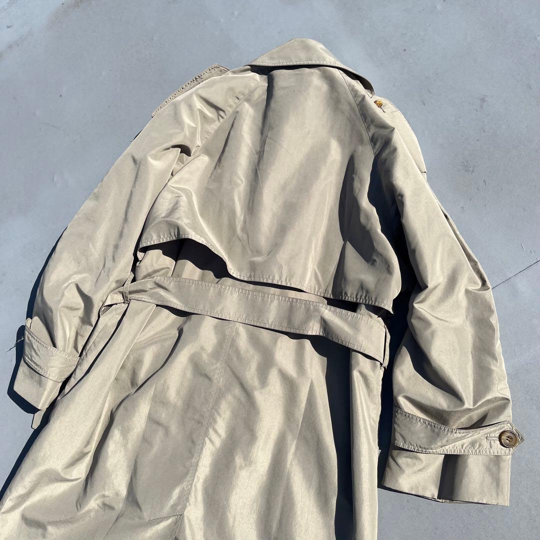 70s~80s Aquascutum カナダ製 トレンチコート ロングコート