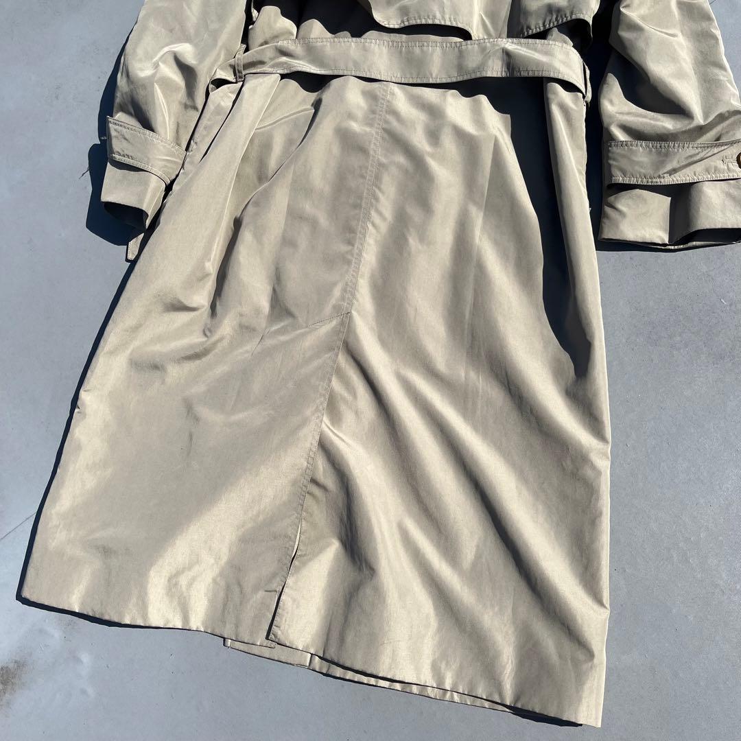 70s~80s Aquascutum カナダ製 トレンチコート ロングコート