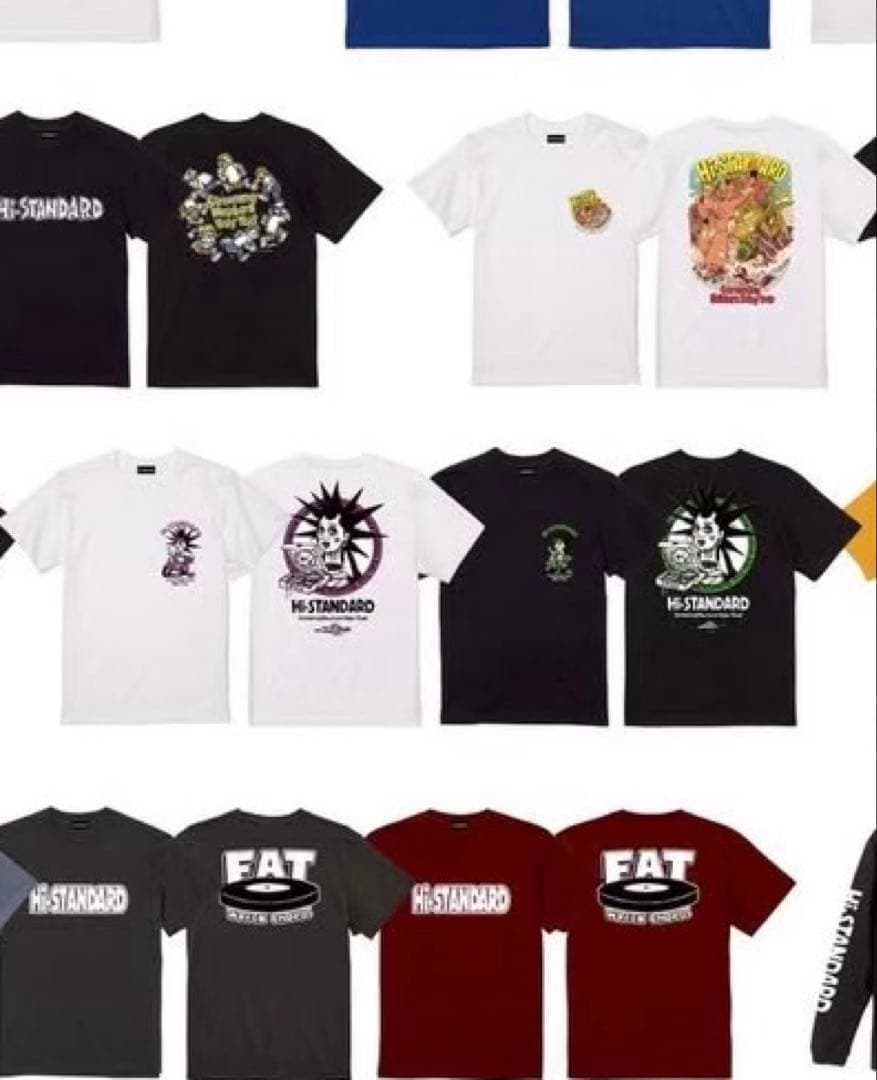 Hi-STANDARD SNB TM Paint Tシャツ XL ホワイト