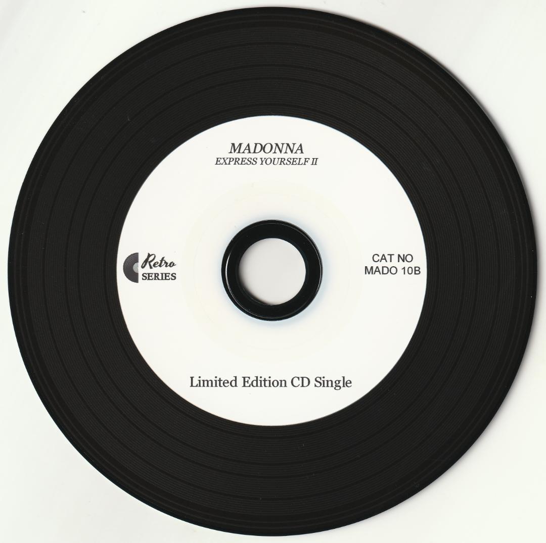 Madonna　Express Yourself　貴重　11リミックス　CD