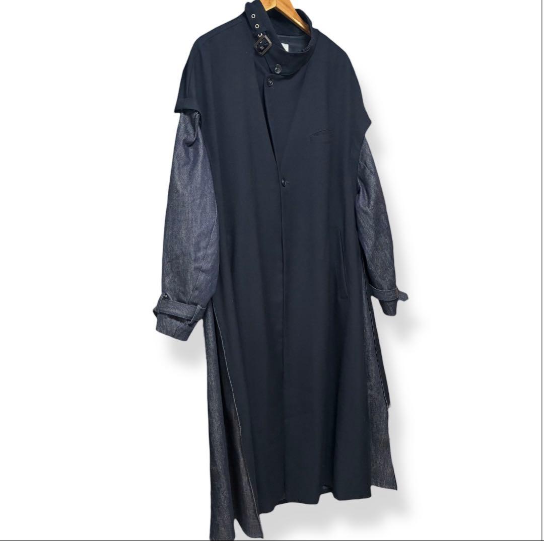 【美品】Knuth Marf クヌーフマーフ3WAY トレンチコート デニム素材