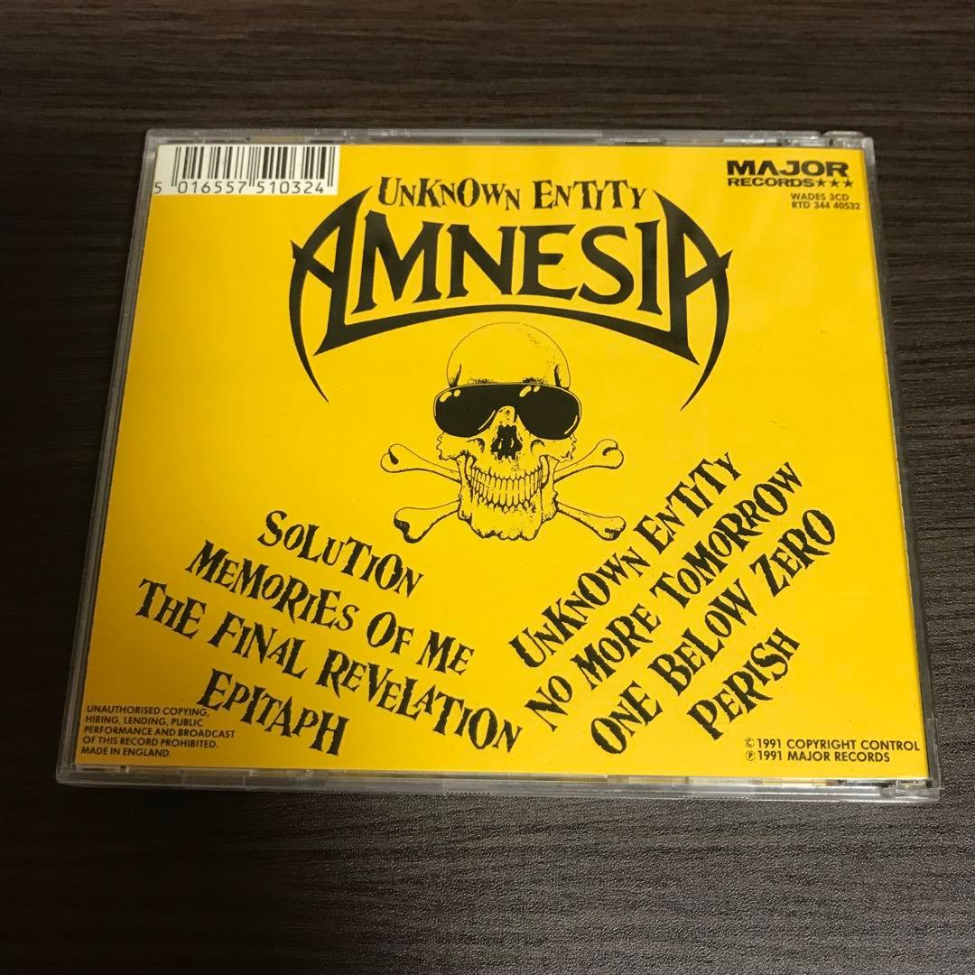 洋楽 Amnesia/ unknown entity