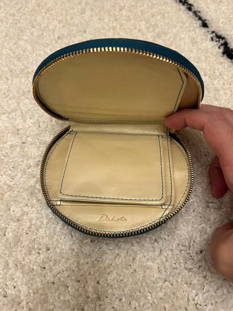 【新品・未使用】Dakota 二つ折り財布 ブルー