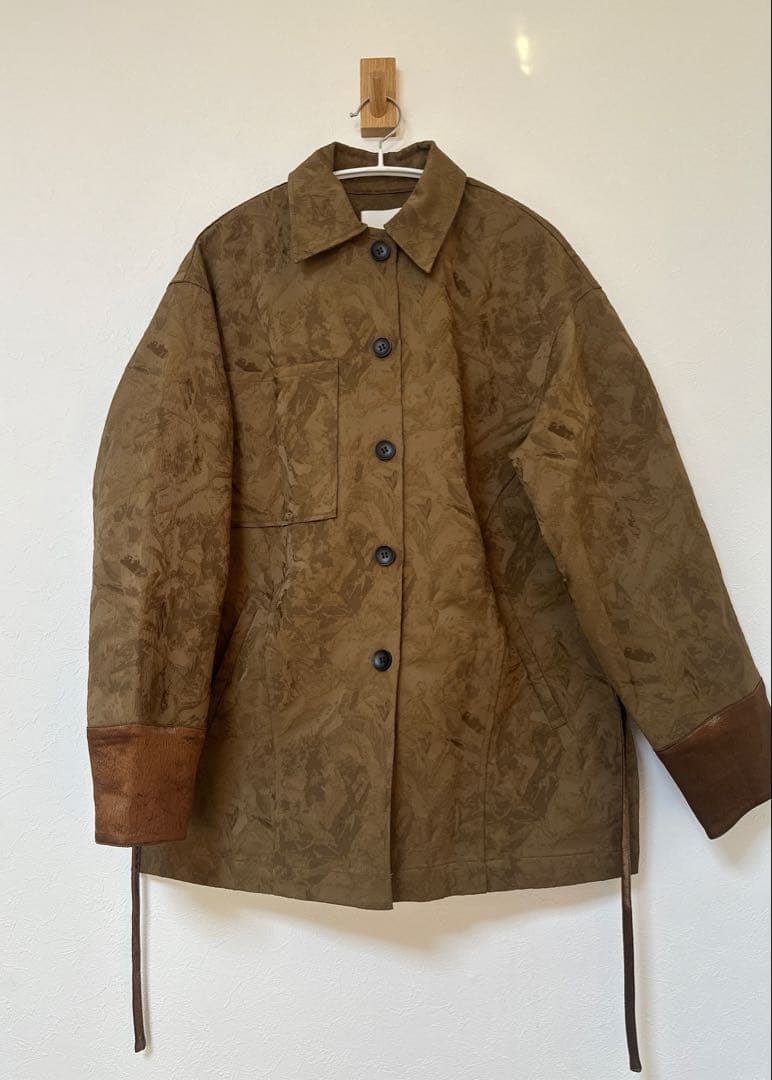ジャケット・アウター Eaphi JACQUARD SHIRT JACKET