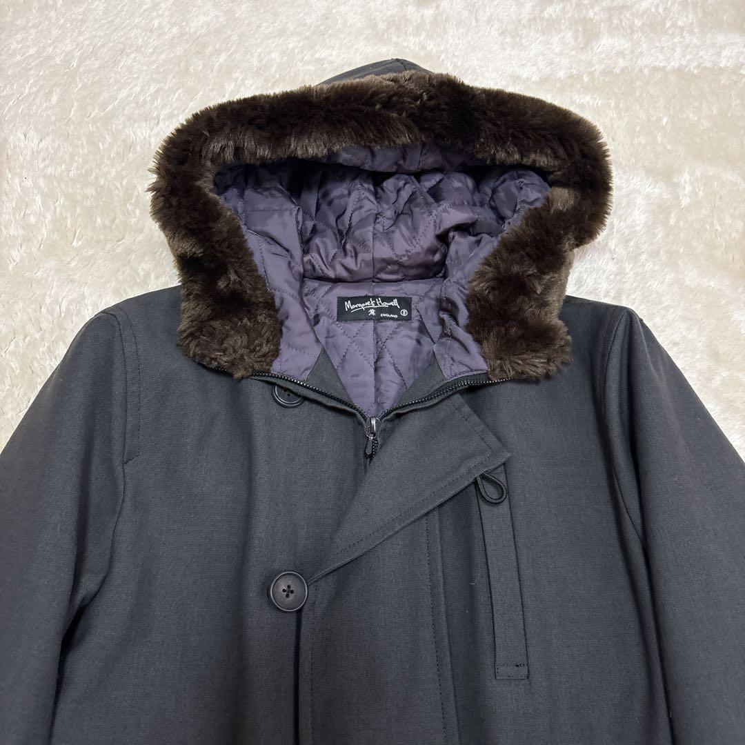 美品 MARGARET HOWELL モッズコート ファー 希少 サイズ2
