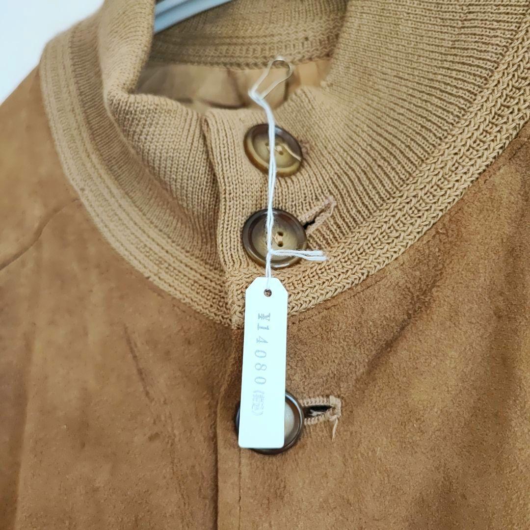 ミエルちゃん☆　pelle modaスエードブルゾン キャメル 54