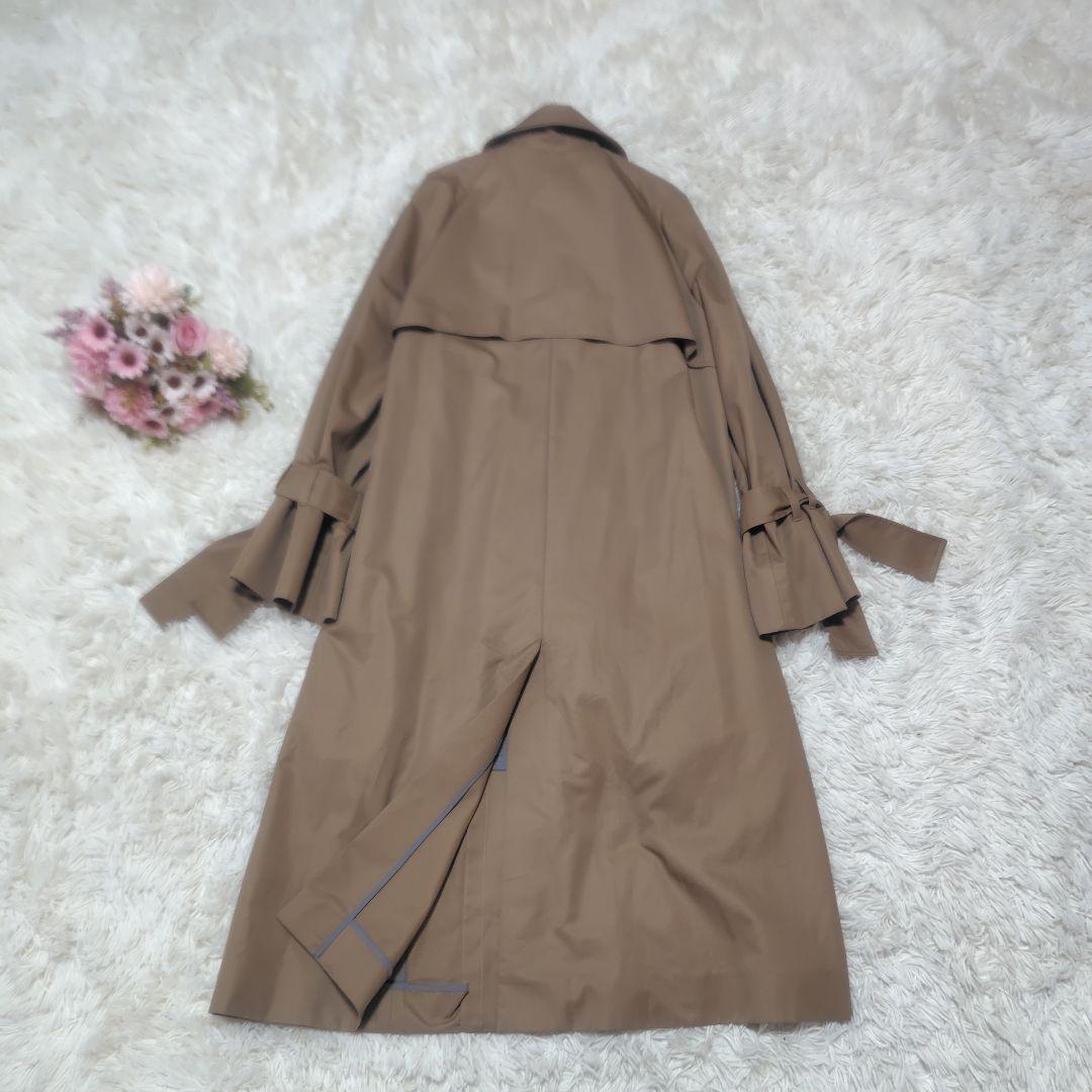 【極美品♡ライナー付き】ルシェルブルー　ボウカフトレンチコート　 定価3.1万