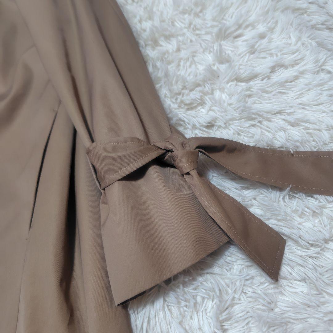 【極美品♡ライナー付き】ルシェルブルー　ボウカフトレンチコート　 定価3.1万