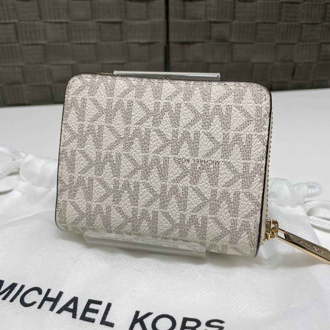か*ん様 未使用　MICHAEL KORS ロゴ入り三つ折り財布