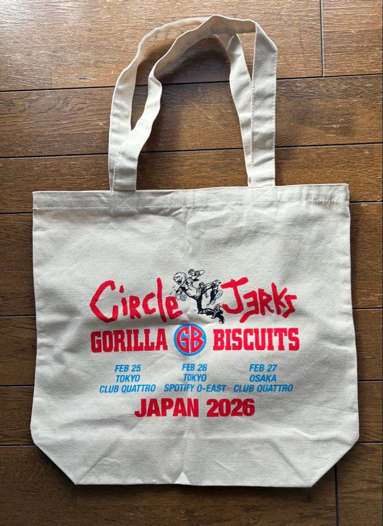 Circle Jerks GORILLA BISCUITSトートバッグ新品