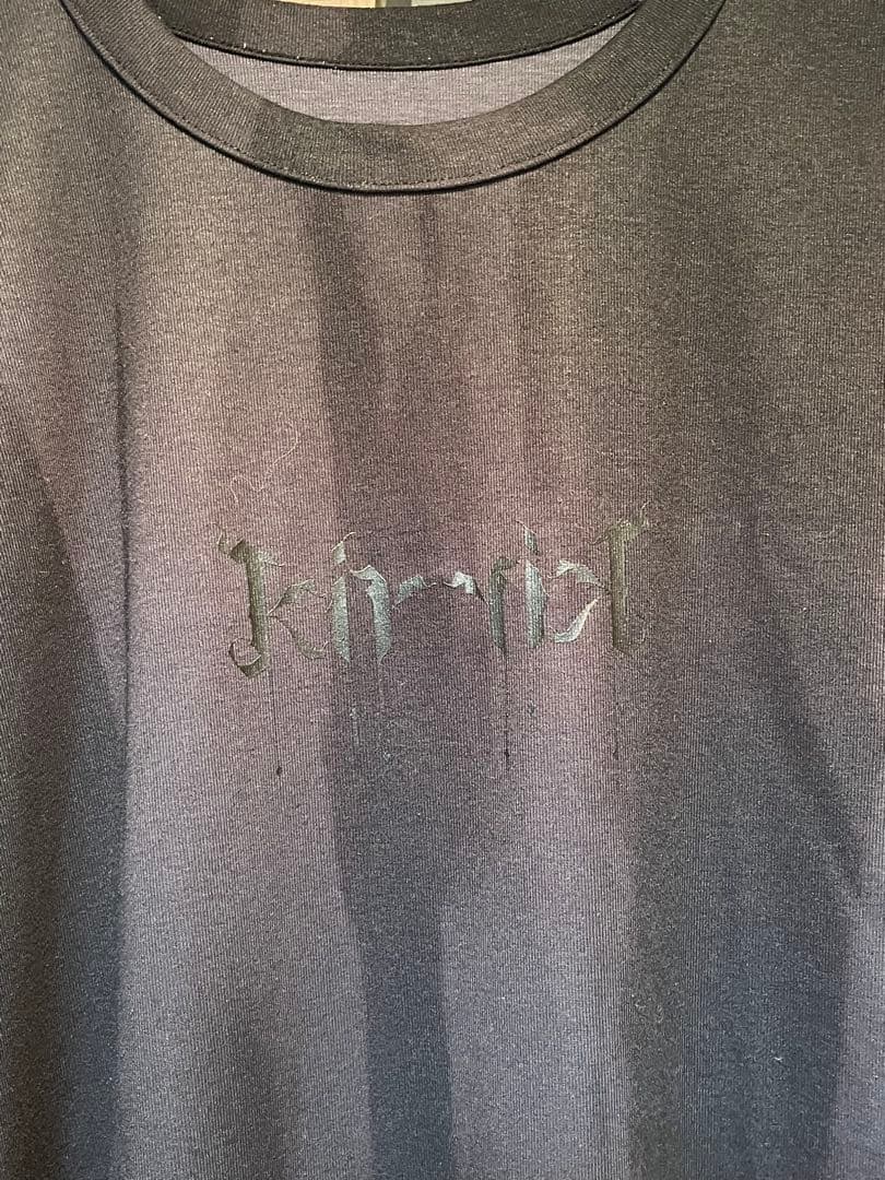 kiryuyrik ドロップショルダーTシャツ フェードカラー