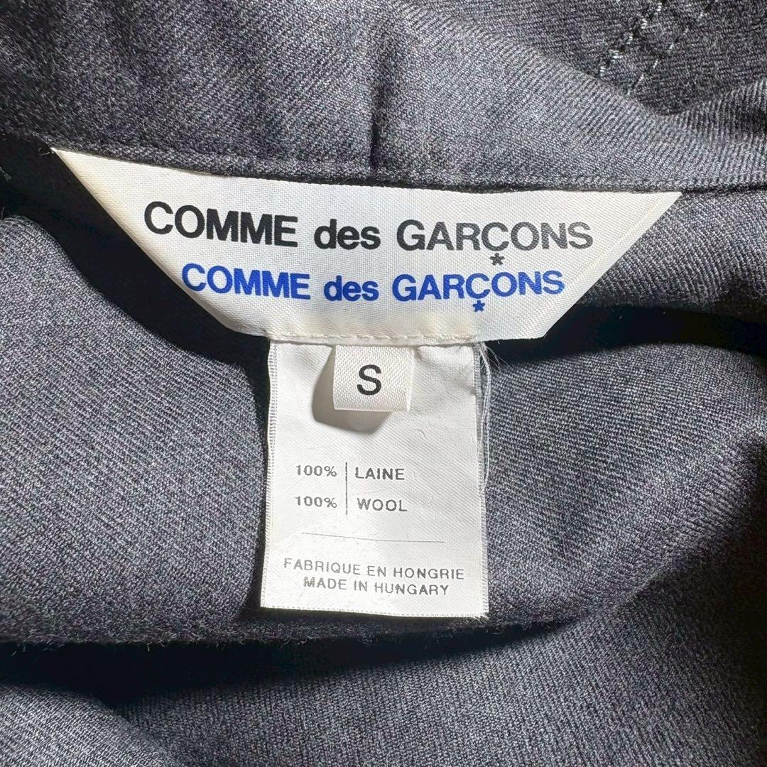 【美品】COMME des GARCONS コムコム ロングコート グレー S