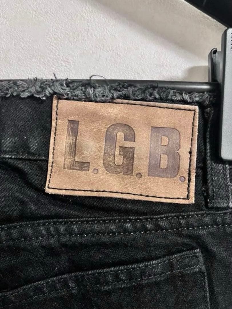 LGB ルグランブルー フレアデニム ベルボトム ブラック アーカイブ 00s