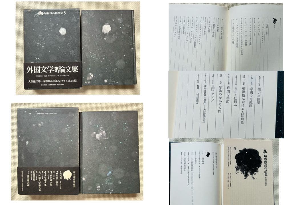埴谷雄高　作品集　11冊