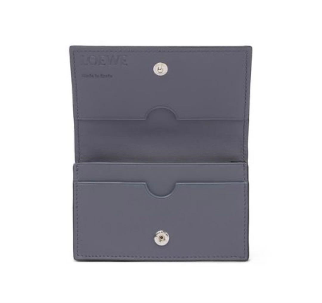 LOEWE バイカラー　カードケース　名刺入れ　Marino/Oceano
