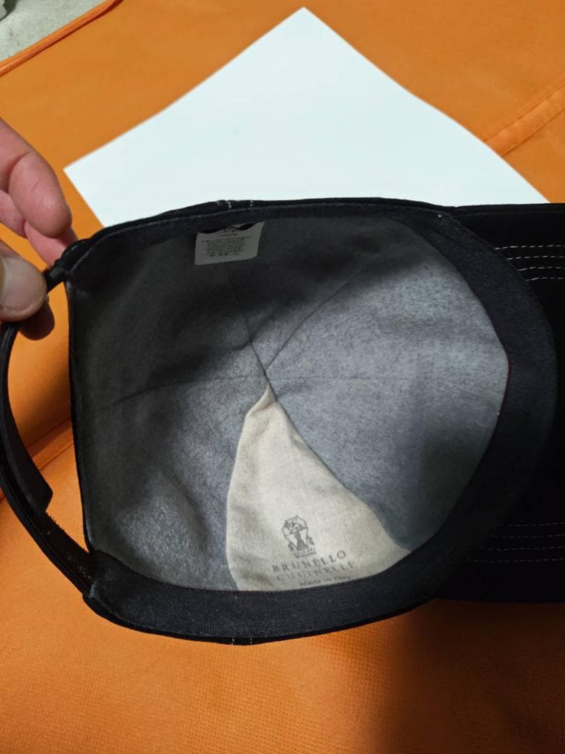 BRUNELLO CUCINELLI / ブルネロクチネリスエードレザーキャップ