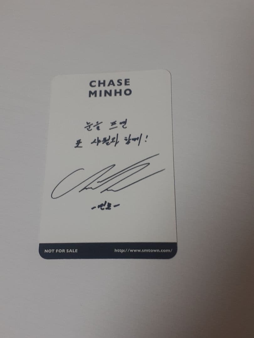 SHINee ミンホ minho chase complete アルバム　白