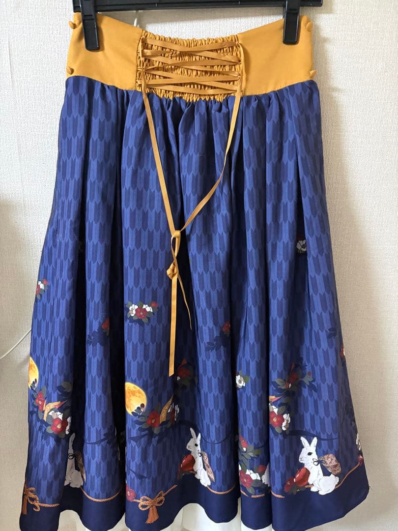 Amavel アマベル お月見うさぎの和風スカート 和風