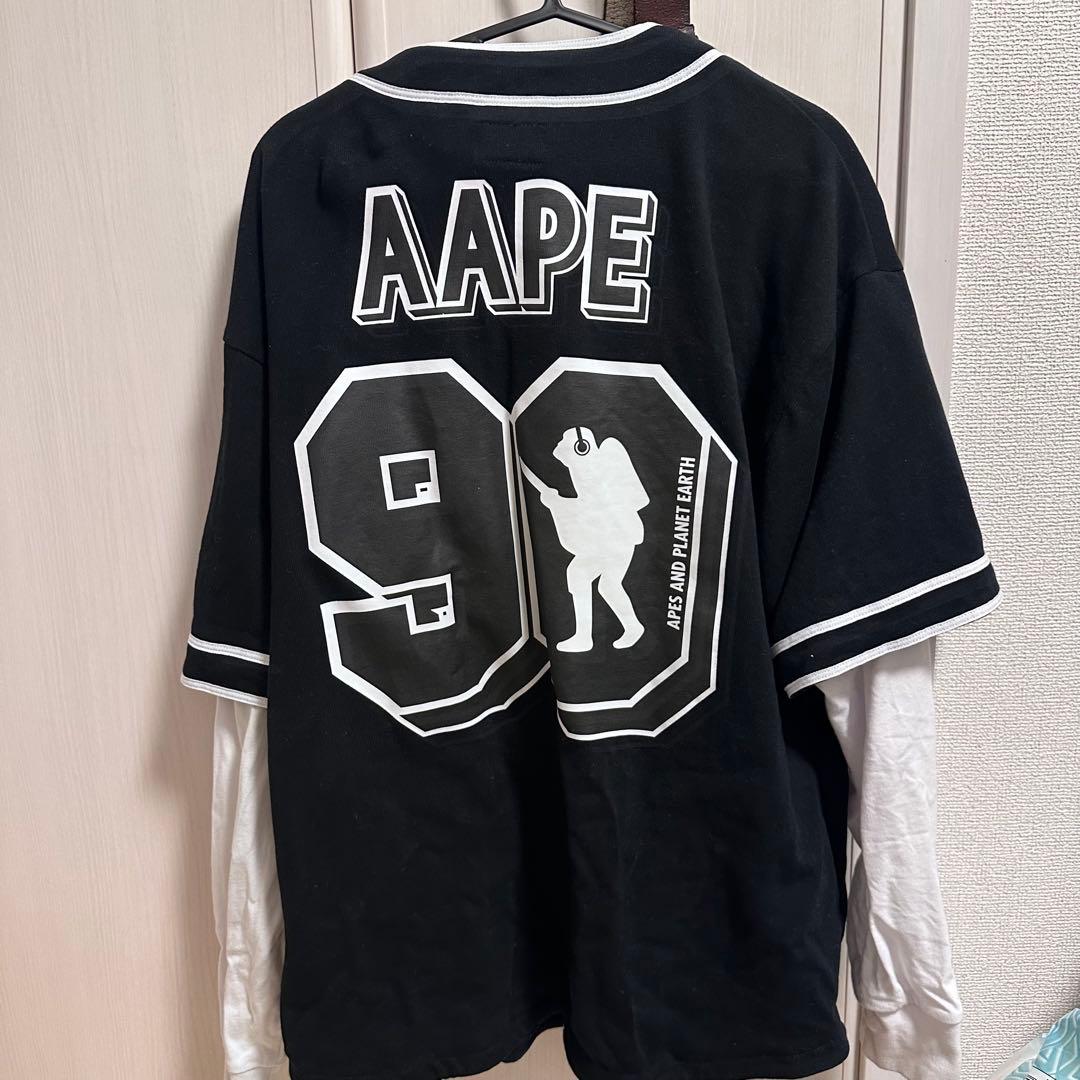 aape 9090 コラボ ロングTシャツ 百足着用