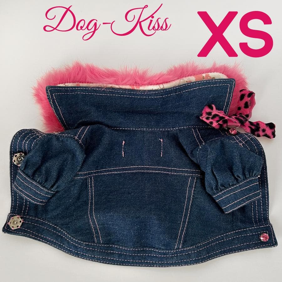 Dogkiss【XS】ファー付きデニムJK 未使用