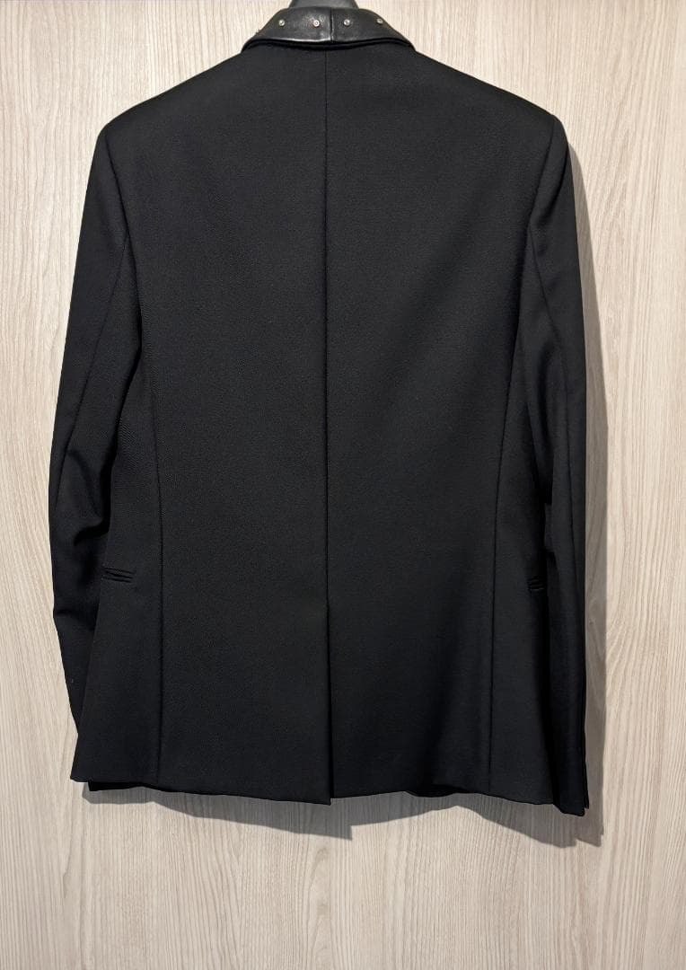 【定価35万】13AWサンローランパリレザーラペルジャケット44 【美品/レア】