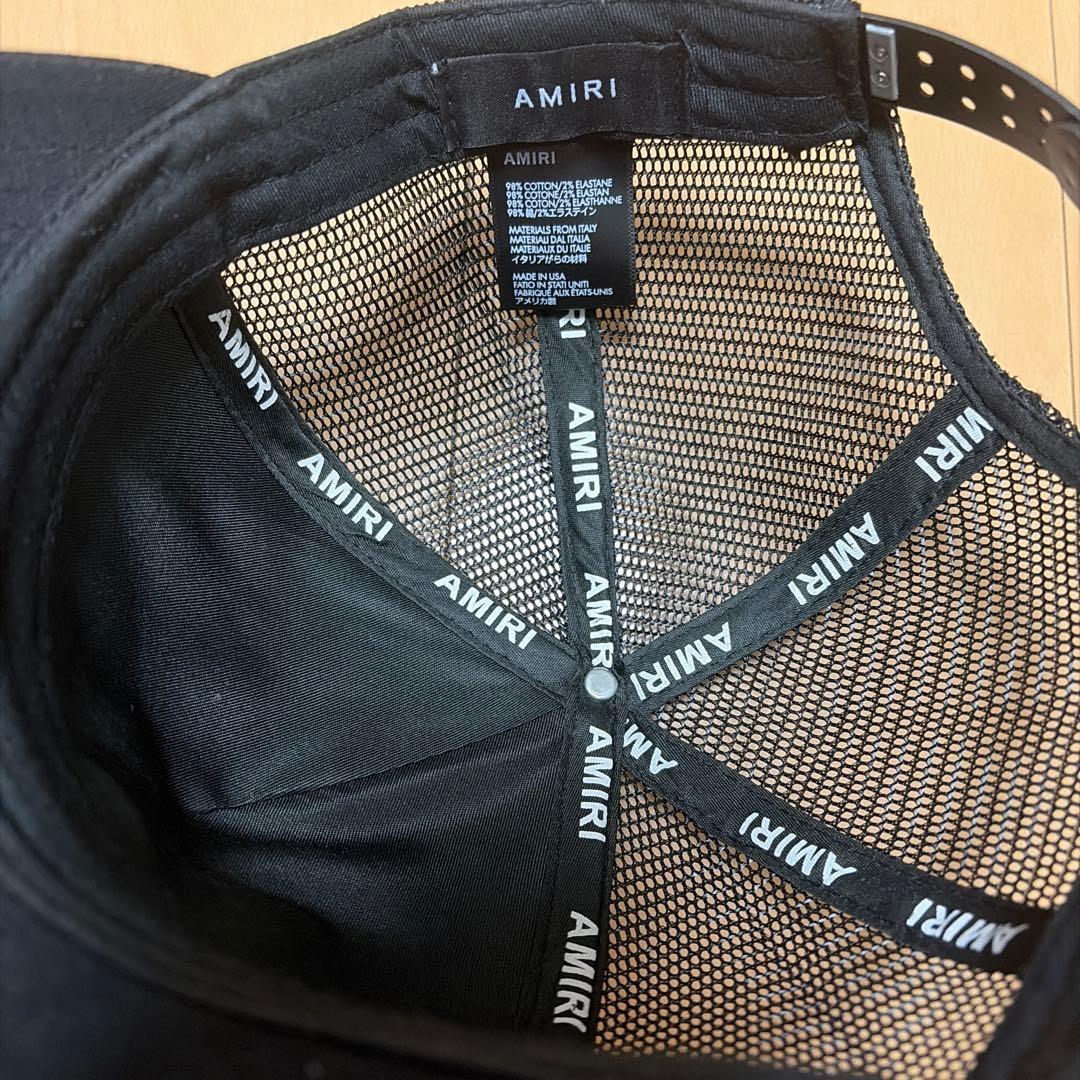 AMIRI スリースター キャップ　トラッカー