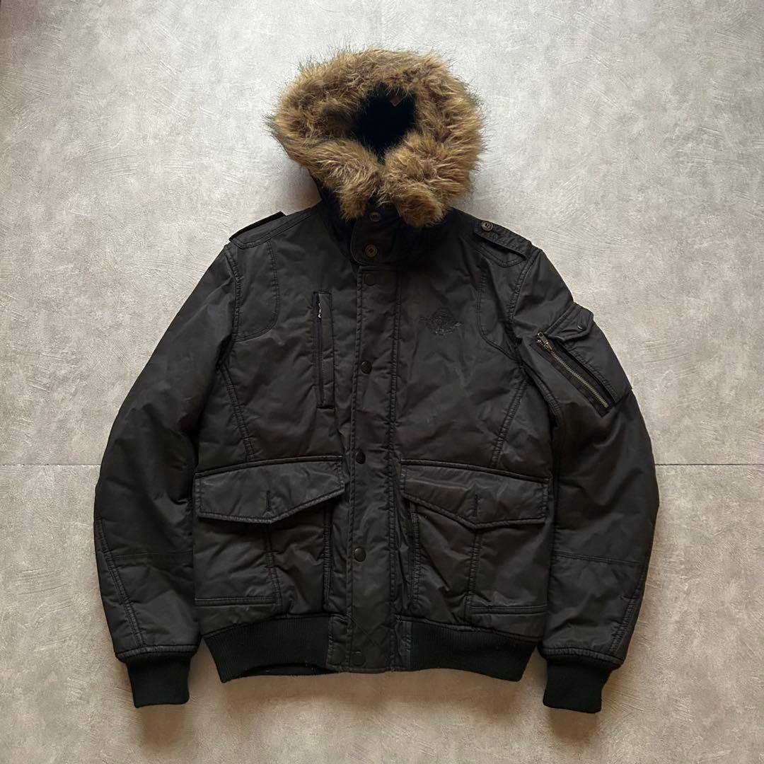 ジャケット・アウター grunge diesel bomber jacket y2k black