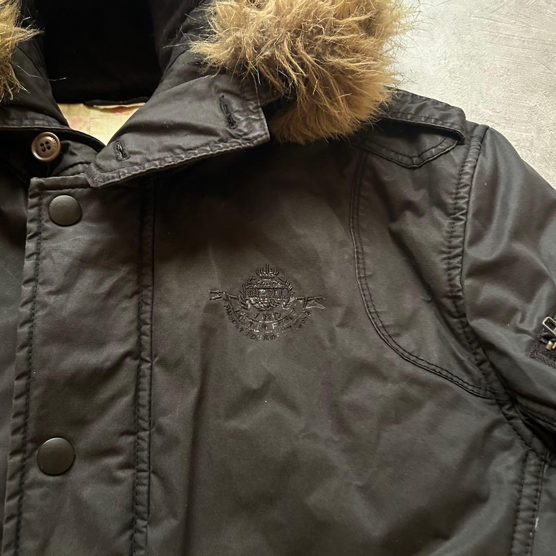 ジャケット・アウター grunge diesel bomber jacket y2k black