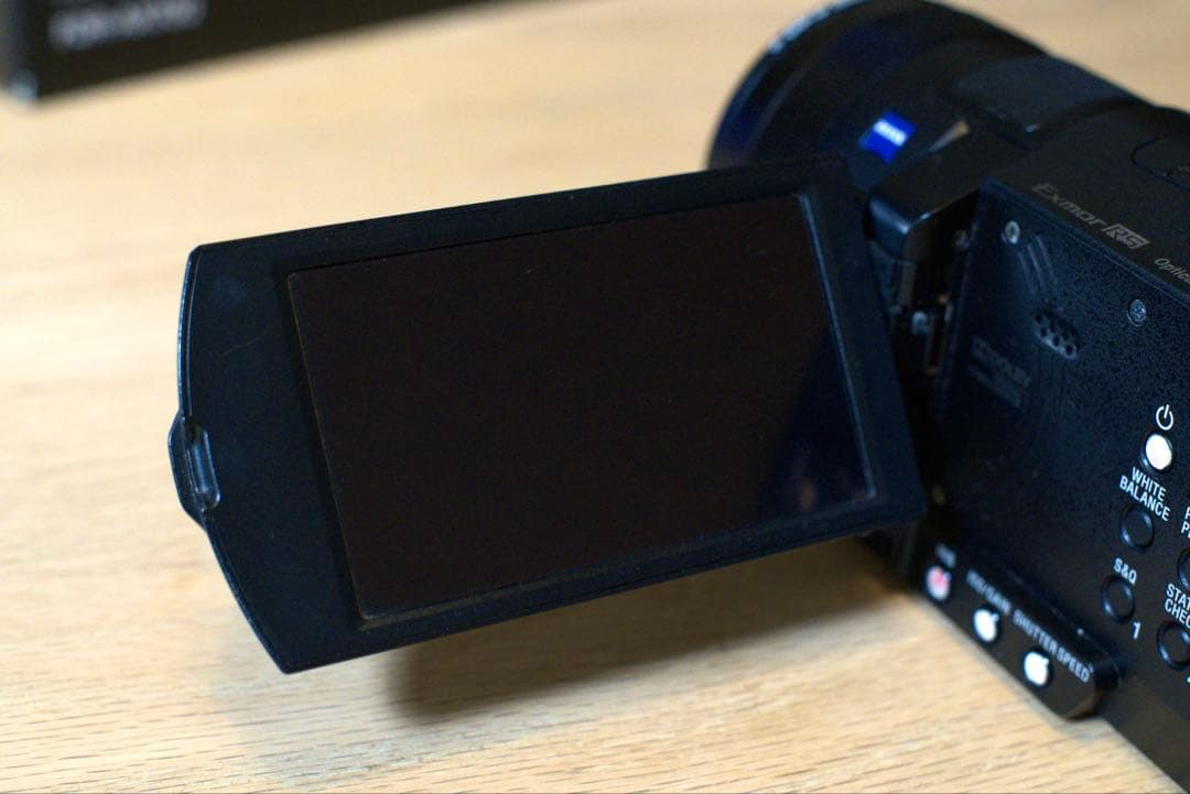 【美品】SONY 4K ビデオカメラ FDR-AC60本体 ZEISSレンズ