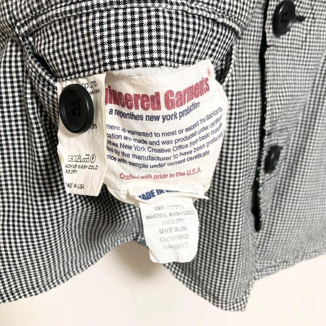 旧タグLサイズ！ENGINEEREDGARMENTS リバーシブルジレベスト