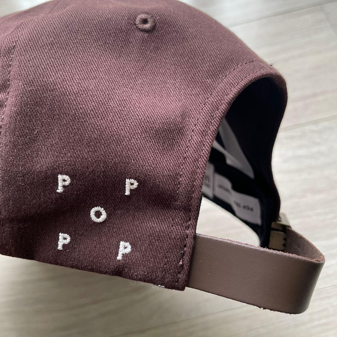 POP TRADING COMPANY キャップ ブラウン