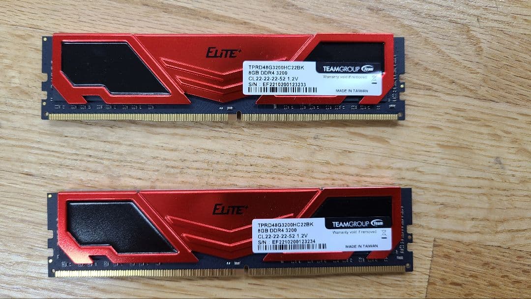 TEAMGROUP Elite DDR4 16GB(8GB×2) 3200MHz