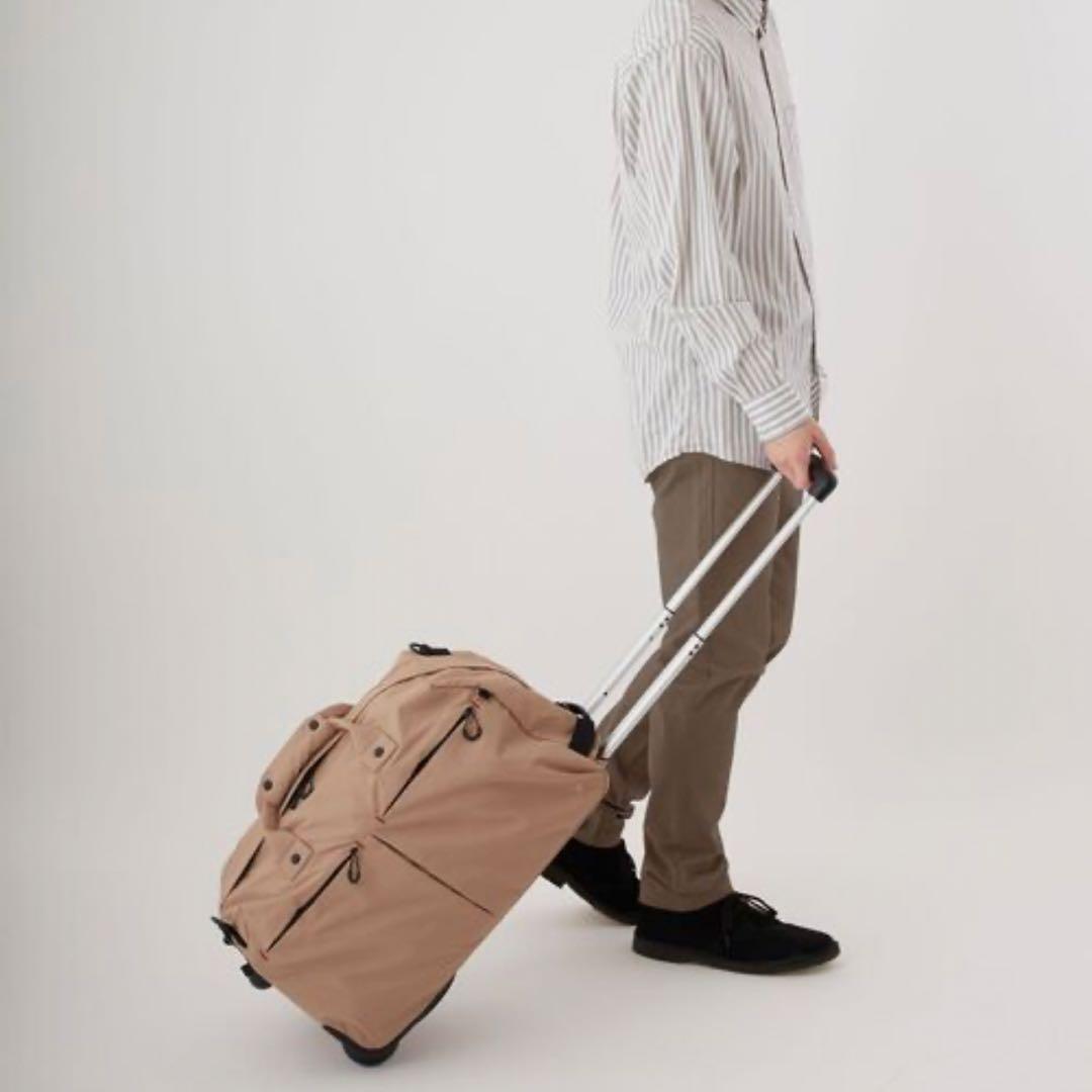MILESTO ミレスト　ダッフルキャリー BEIGE ボストンキャリー