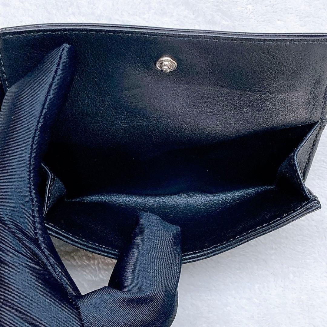 小物 Coach Compact Wallet Soho Black y2k Rare