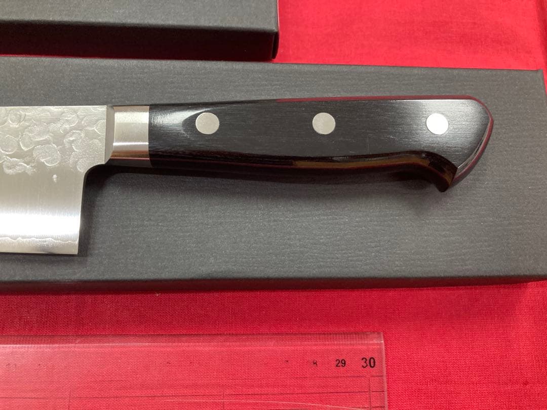 高村刃物 高村作 槌目 牛刀 210㎜＆ペティ130㎜ VG10鋼 未使用品