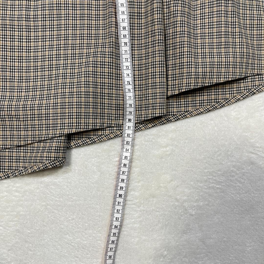 美品 Pal'las Palace チェック柄 変形 日本製 ロングスカート
