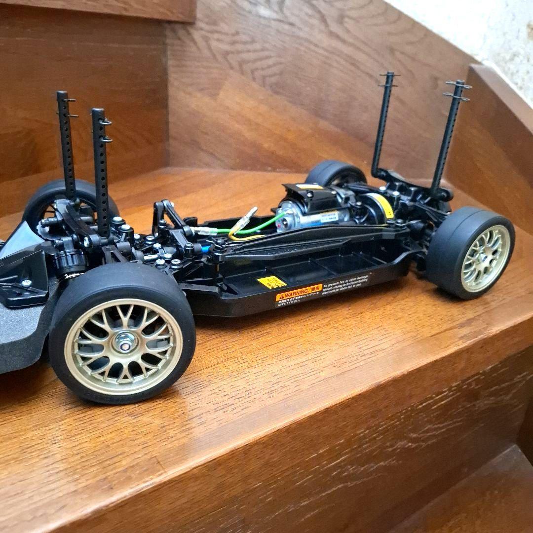 タミヤ １/10　T T 0 2 シャーシ組立て完成品