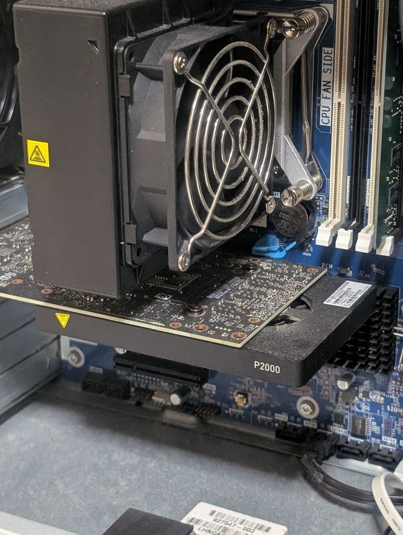 HP Z4 G4 ワークステーション NVIDIA P2200