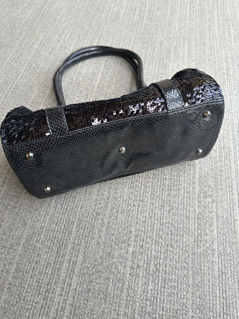 バッグ sequin design mini boston bag