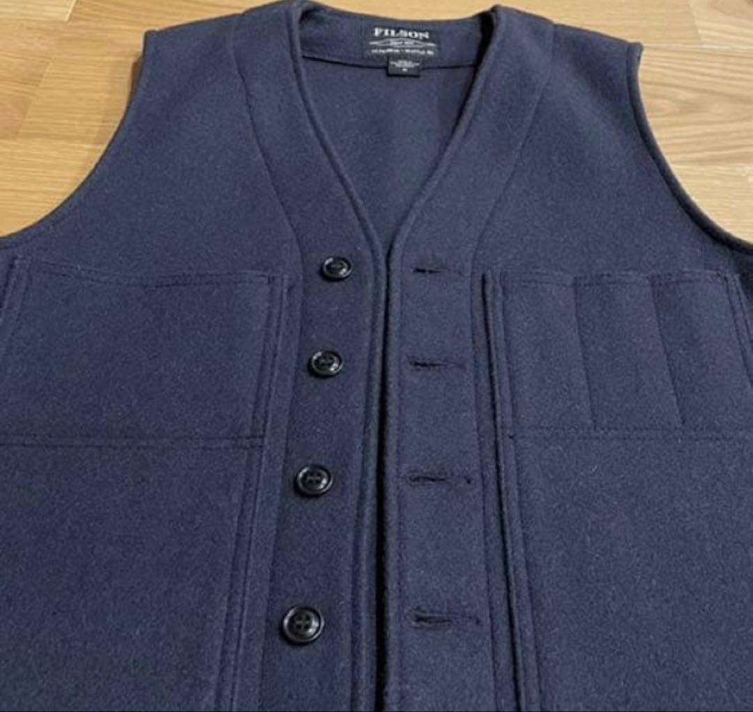 FILSON マッキーノ ベスト ネイビー