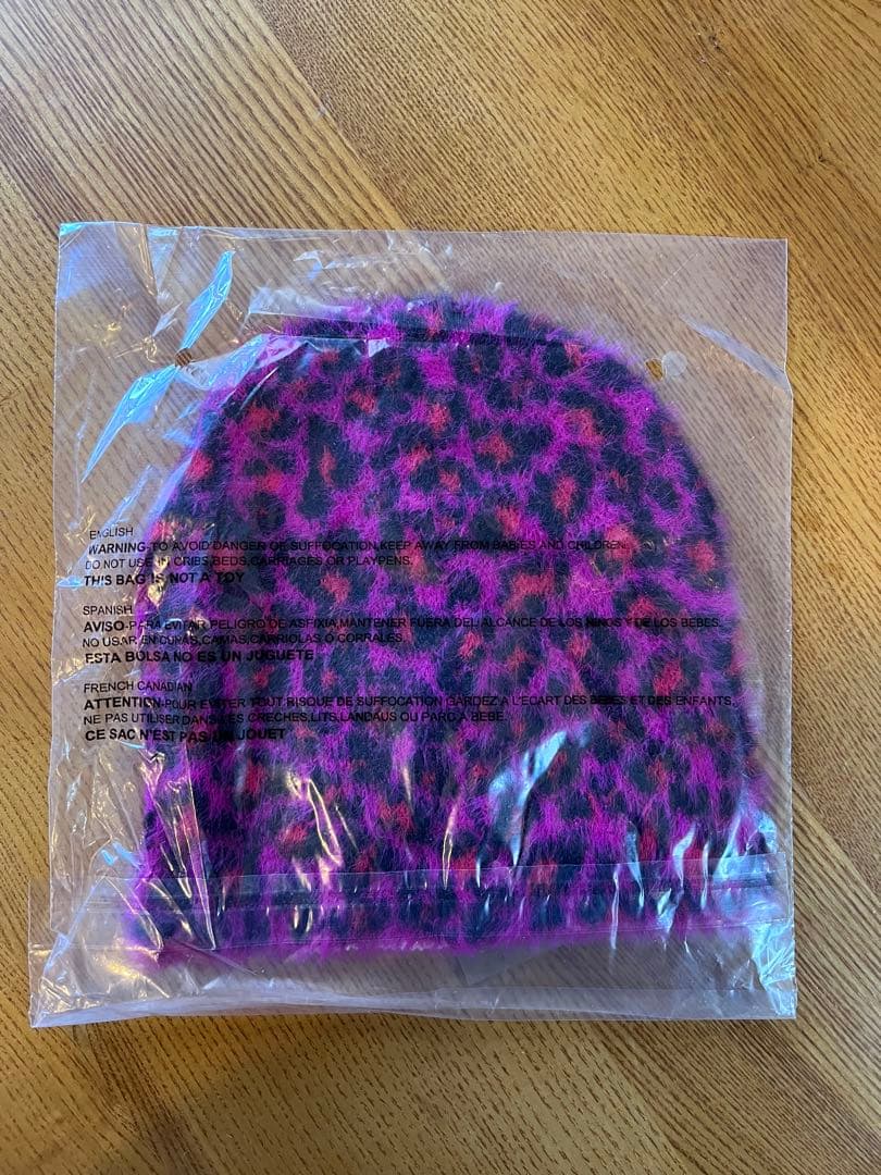 新品 HO25 ステューシー Leopard Pattern ニットキャップ