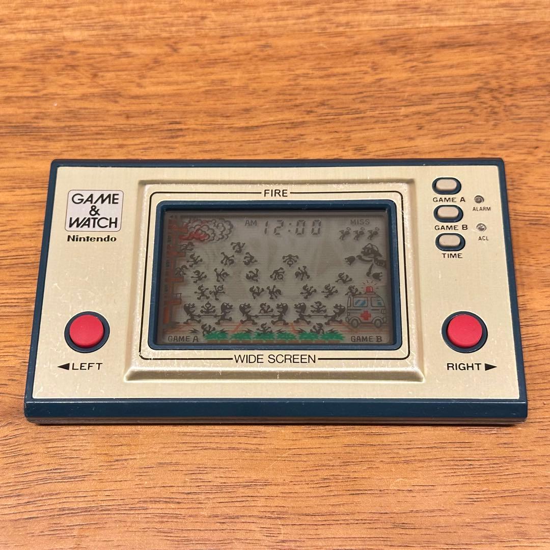 ゲームウォッチ　ファイア　任天堂　ニンテンドー