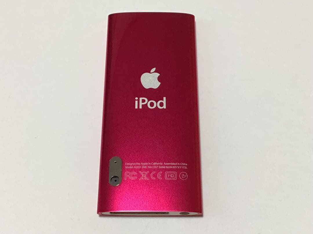 iPod nano5世代8GBピンクno.213バッテリー交換済、usb付き