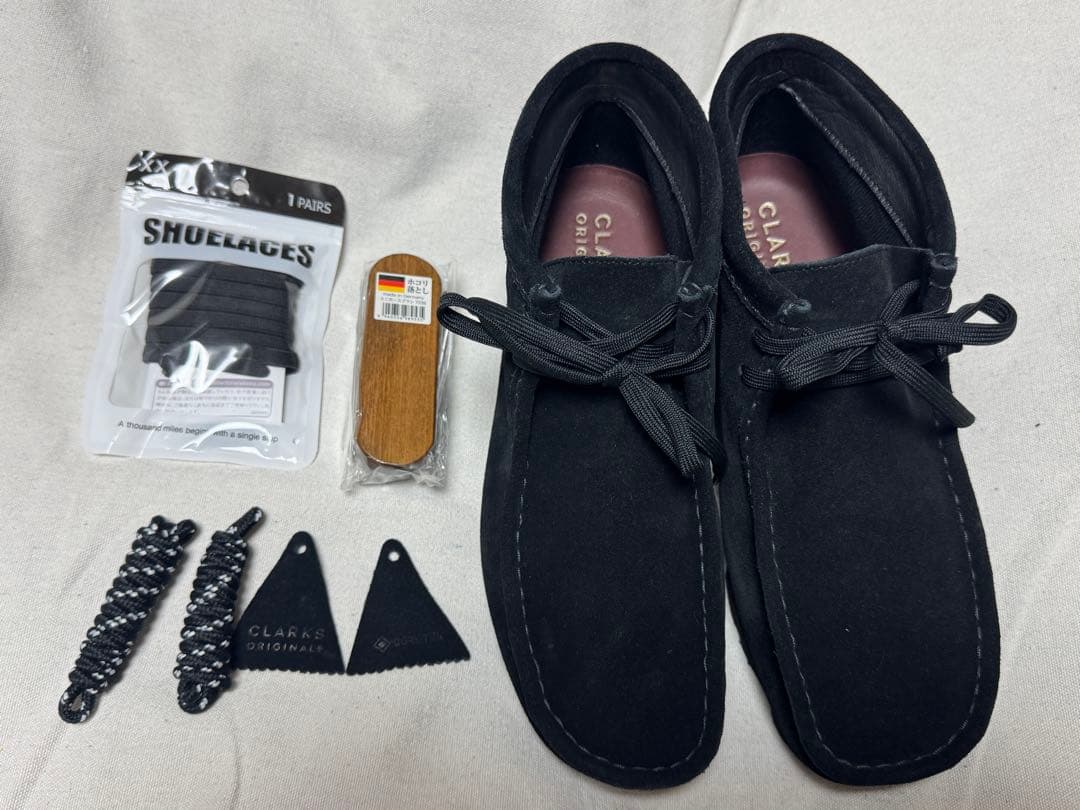 電*ブ様 【極美品】Clarks ワラビーブーツ GTX ブラック ゴアテックス