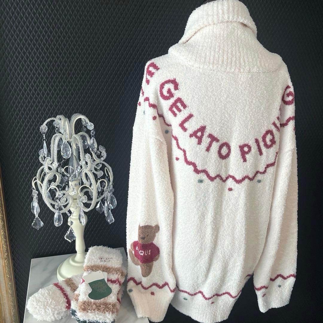 GELATO PIQUEジェラートピケ ノルディックカーディガン&ソックス