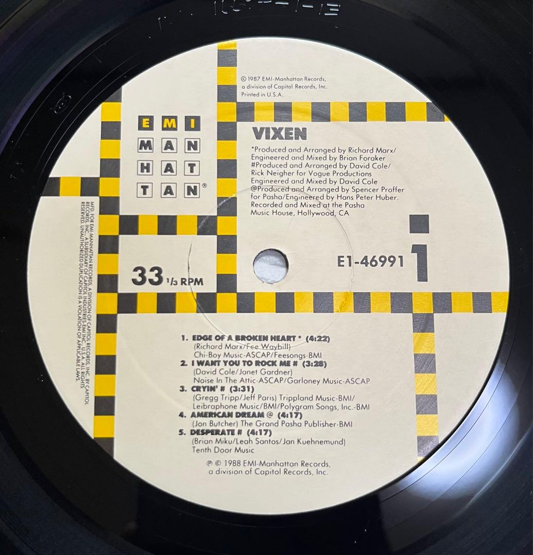 Vixen / s.t. USオリジナル盤