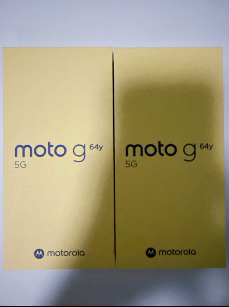 moto g64y 5G 128GB SIMフリー 2こセット ブラック バニラ