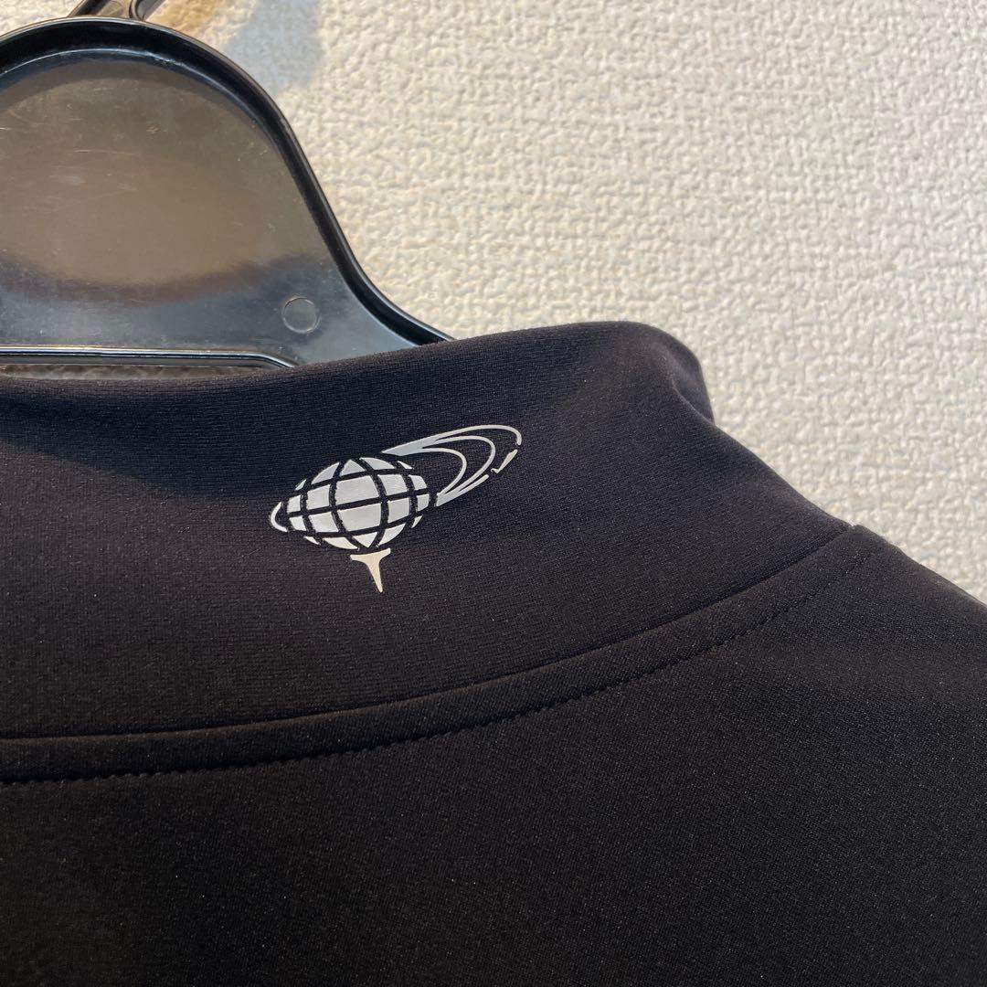 BEAMS GOLF ブラック ロングスリーブシャツ モックネック XL