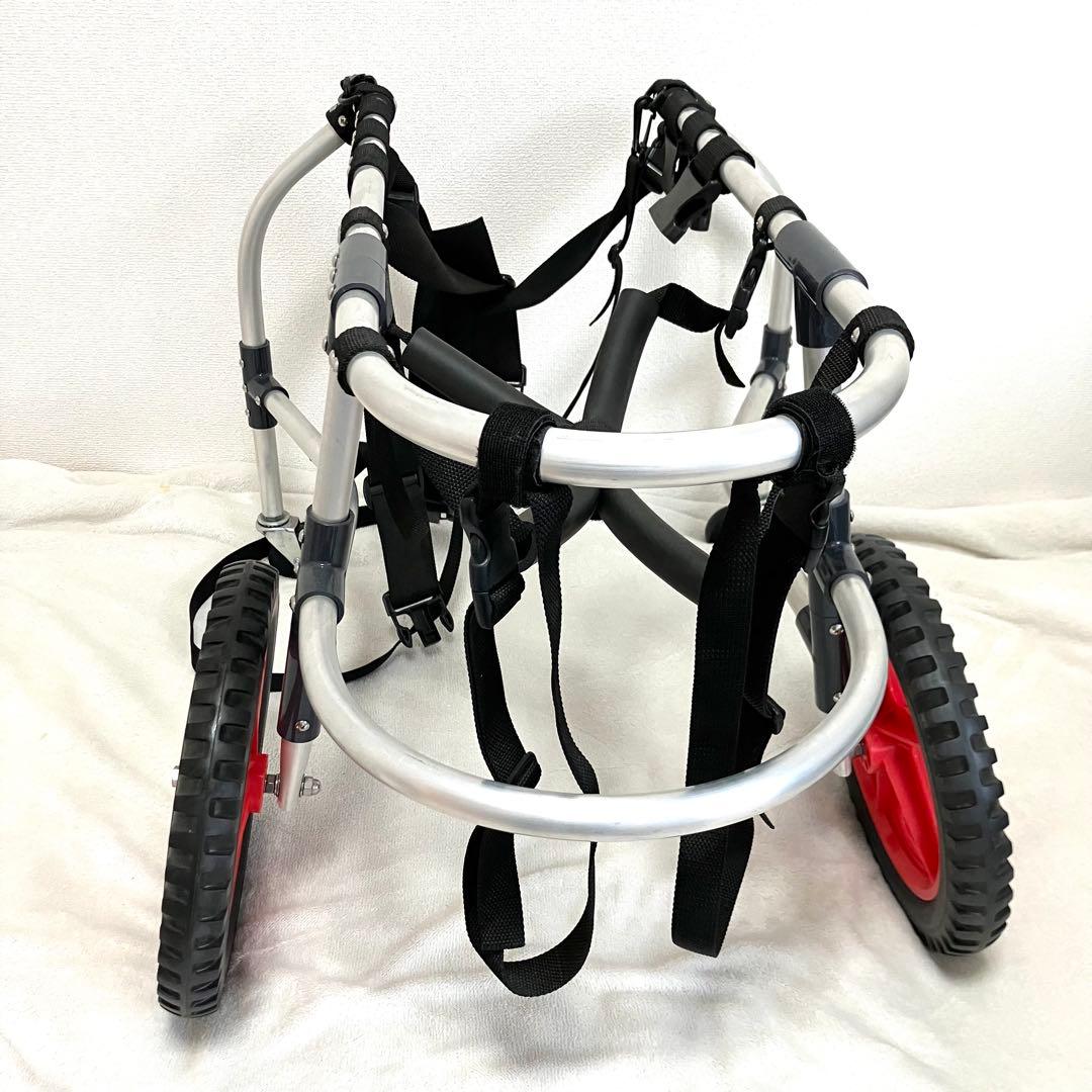【美品】犬の歩行器 犬 ペット 車椅子 後肢 リハビリ 調整可能　犬用カート